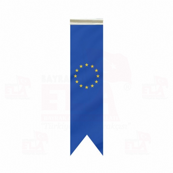 Avrupa Birlii zel Logolu Masa Bayra