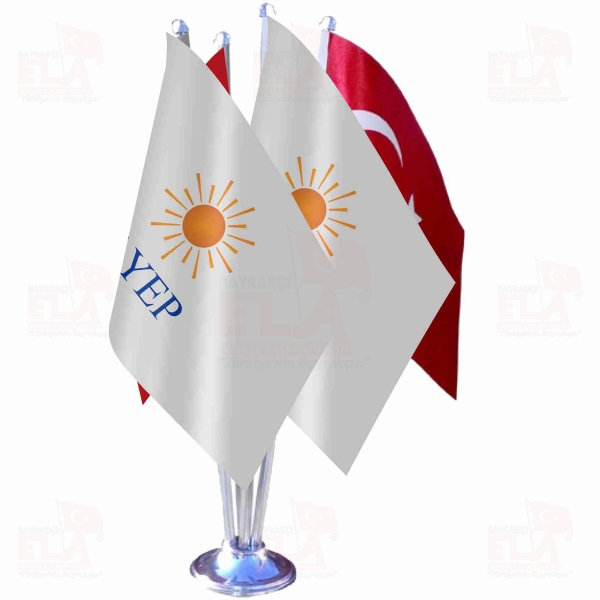 Ayd�nl�k ve Yenilik Partisi D�rtl� �zel Masa Bayra��