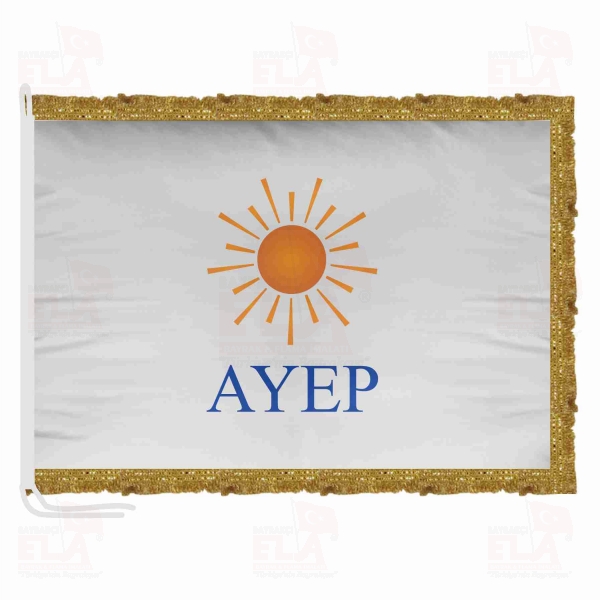 Ayd�nl�k ve Yenilik Partisi Saten Makam Flamas�