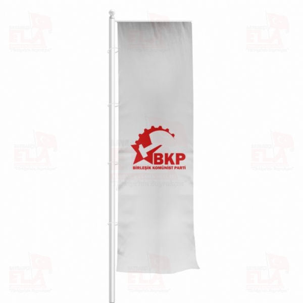 BKP Birle�ik Kom�nist Parti Yatay �ekilen Flamalar ve Bayraklar
