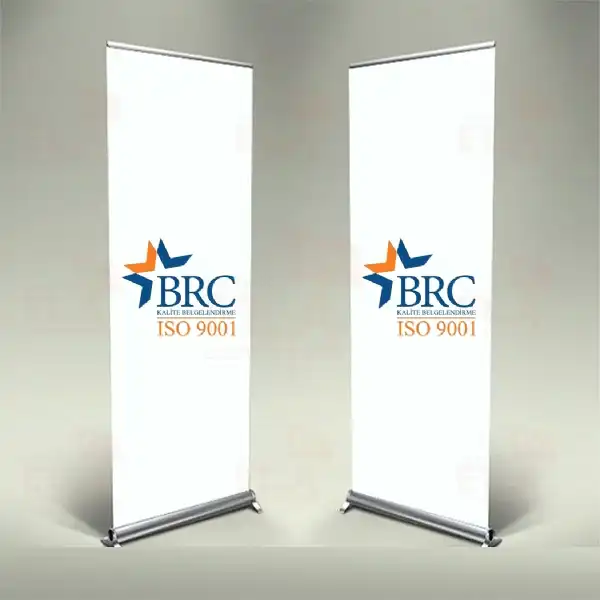 BRC Kalite Belgelendirme so 9001 Banner Roll Up