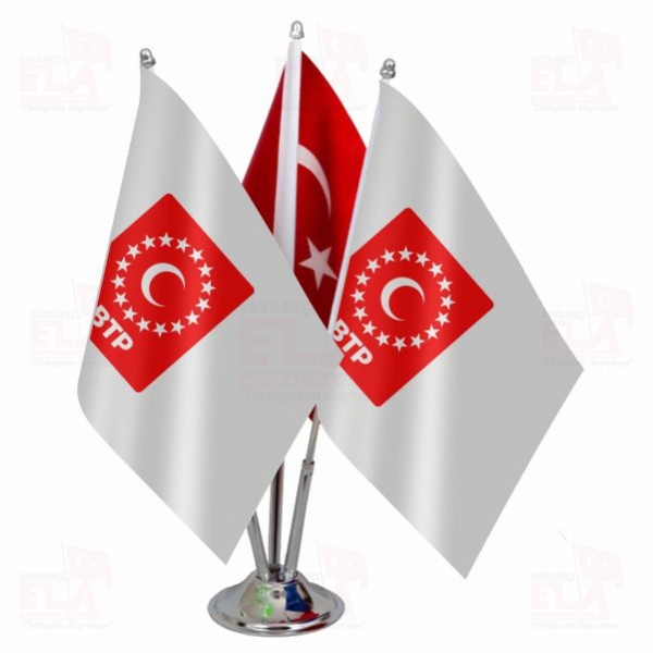 BTP Logolu ��l� Masa Bayra��