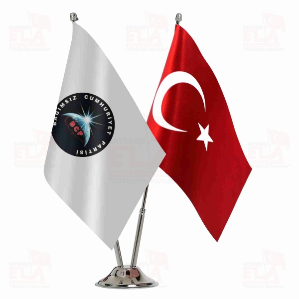 Ba��ms�z Cumhuriyet Partisi 2 li Masa Bayra��