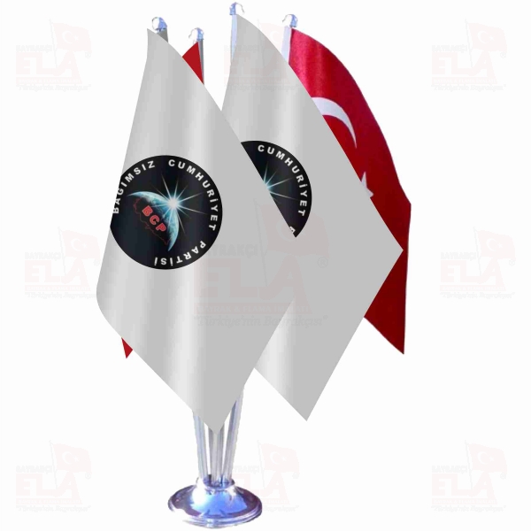 Ba��ms�z Cumhuriyet Partisi D�rtl� �zel Masa Bayra��