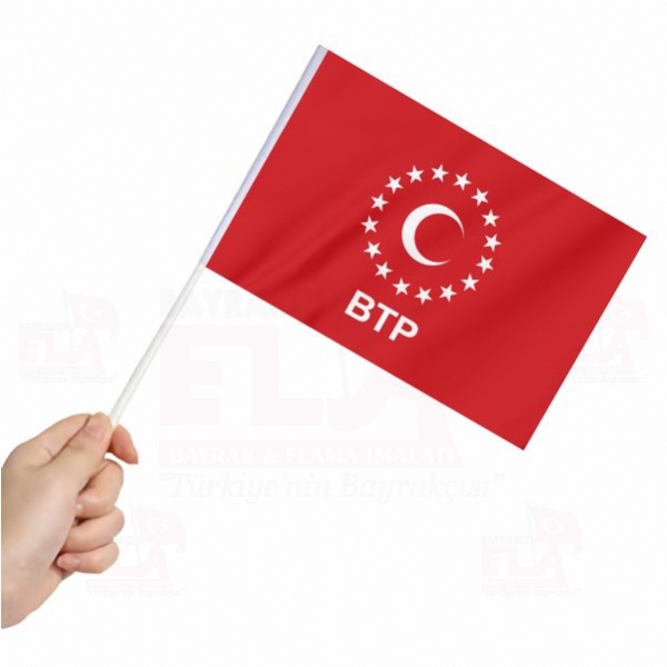 Bağımsız Türkiye Partisi Sopalı Bayrak ve Flamalar