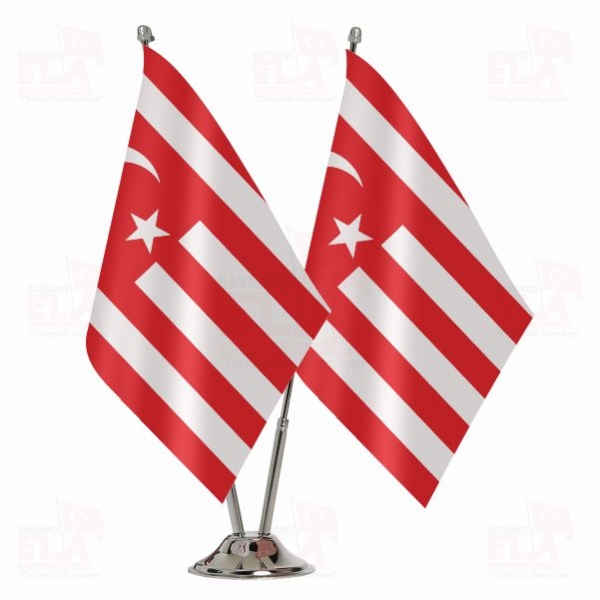 Bat� T�rkistan �kili Masa Bayra��