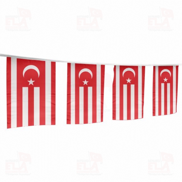 Bat� T�rkistan �pe Dizili Flamalar ve Bayraklar