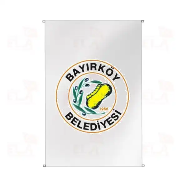 Bayrky Belediyesi Bina Boyu Bayraklar