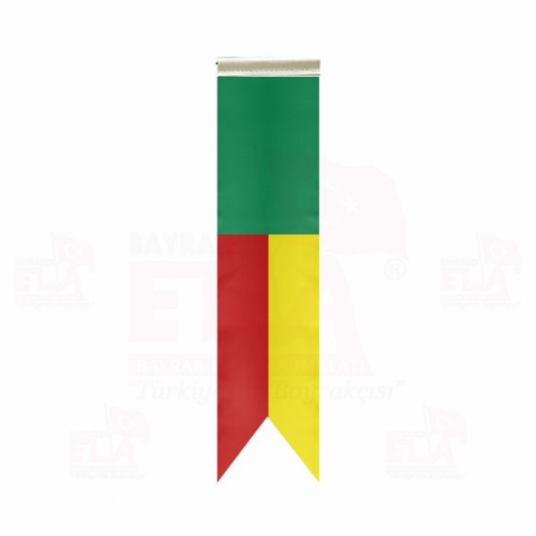 Benin Özel Logolu Masa Bayrağı