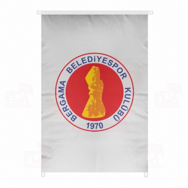 Bergama Belediyespor Bina Boyu Bayraklar
