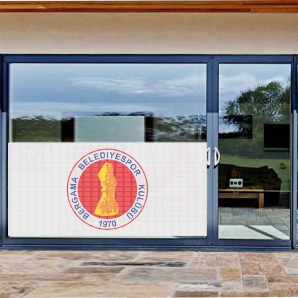 Bergama Belediyespor Cam Sticker Etiket Bergama Belediyespor Cam Yap��kan� Bergama Belediyespor Cam Yaz�s�