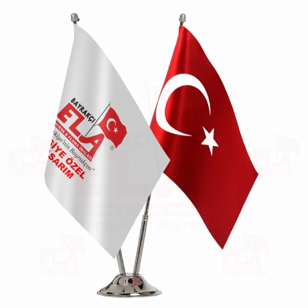 Beşiktaş 2 li Masa Bayrağı