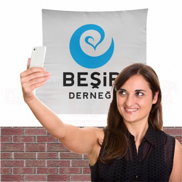 Beyaz Be�ir Derne�i Bez Arka Plan Manzara