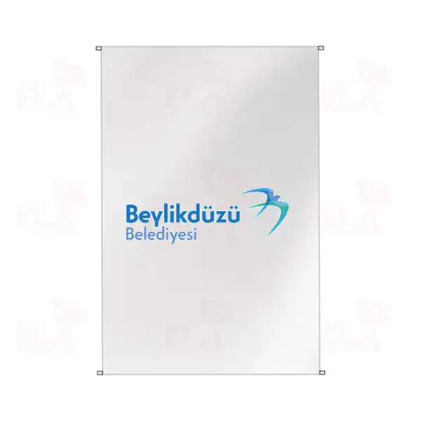 Beylikdz Belediyesi Bina Boyu Bayraklar