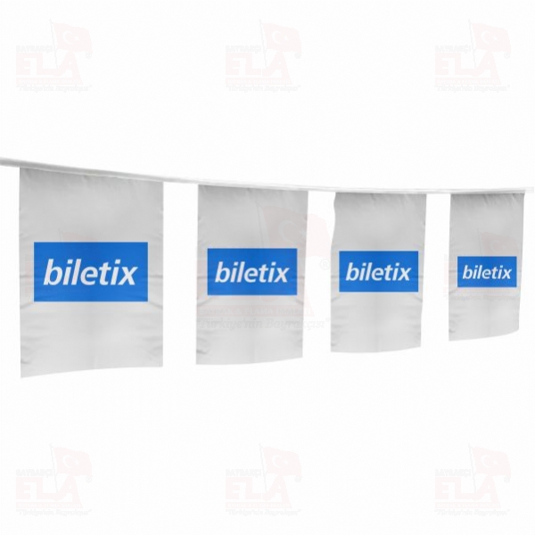 Biletix �pe Dizili Flamalar ve Bayraklar