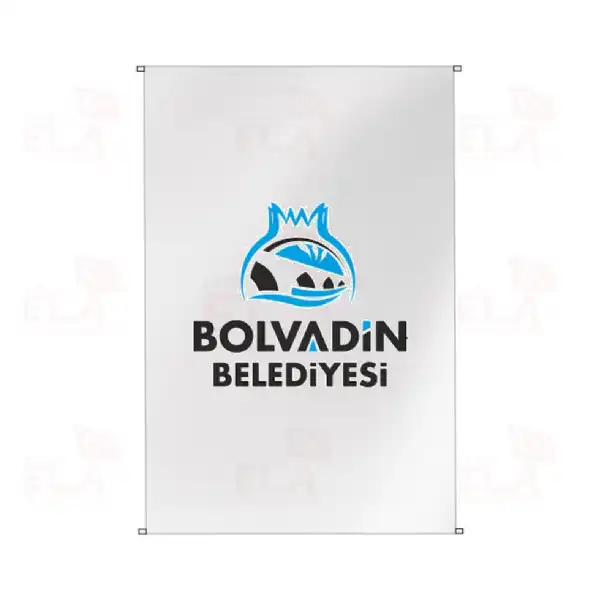 Bolvadin Belediyesi Bina Boyu Bayraklar