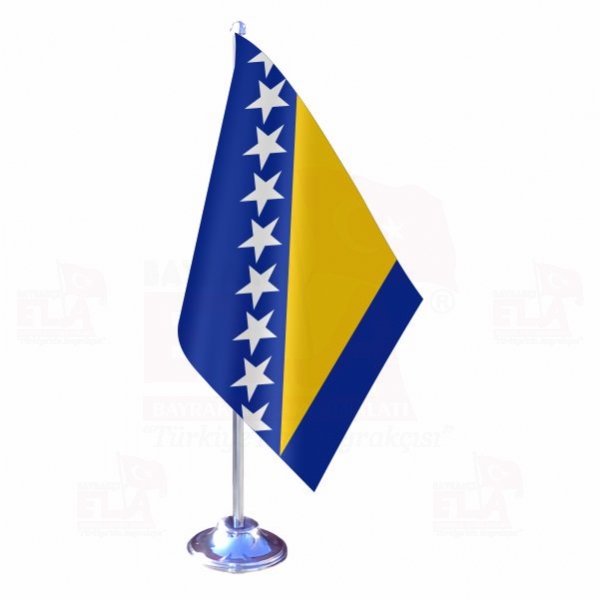 Bosna Hersek Tekli Masa Bayrağı