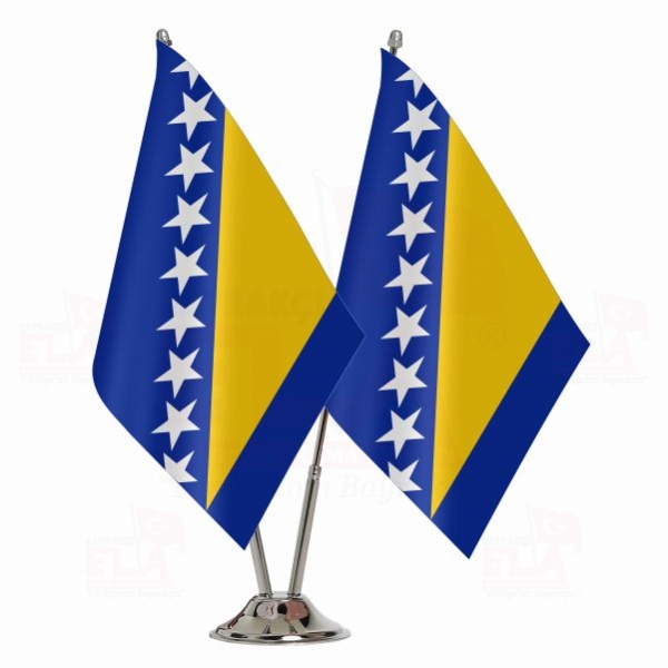 Bosna Hersek ikili Masa Bayrağı Satış