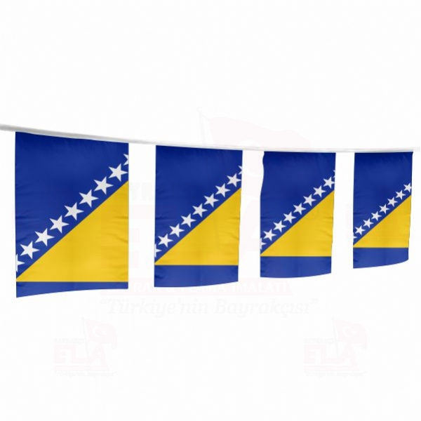Bosnia Herzegovina İpe Dizili Flamalar ve Bayraklar