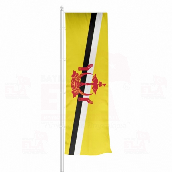 Brunei Yatay �ekilen Flamalar ve Bayraklar