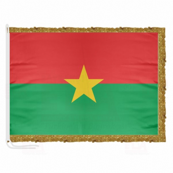 Burkina Faso Saten Makam Flaması