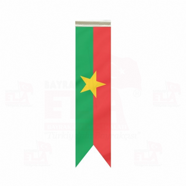 Burkina Faso Özel Logolu Masa Bayrağı