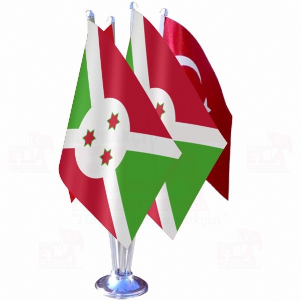 Burundi D�rtl� �zel Masa Bayra��