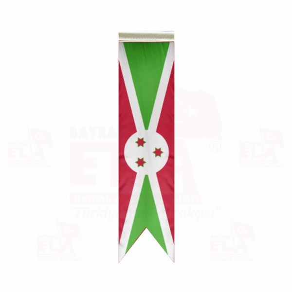 Burundi �zel Logolu Masa Bayra��