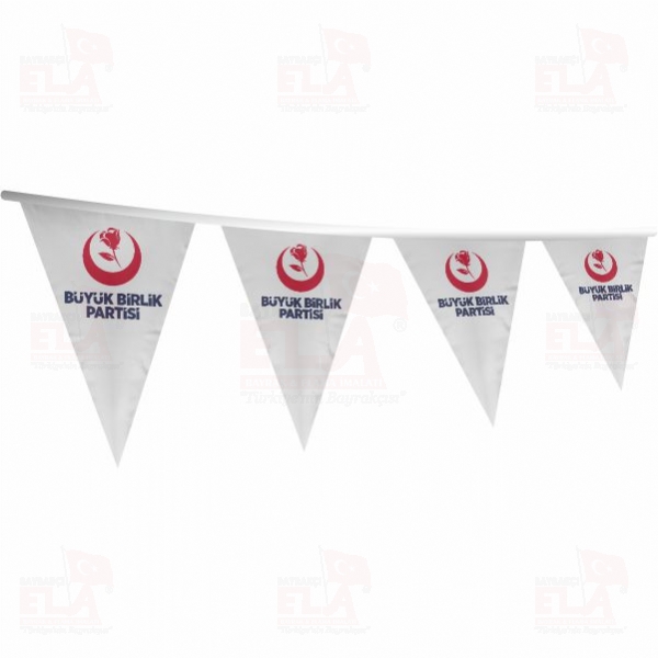 B�y�k Birlik Partisi ��gen Bayrak ve Flamalar