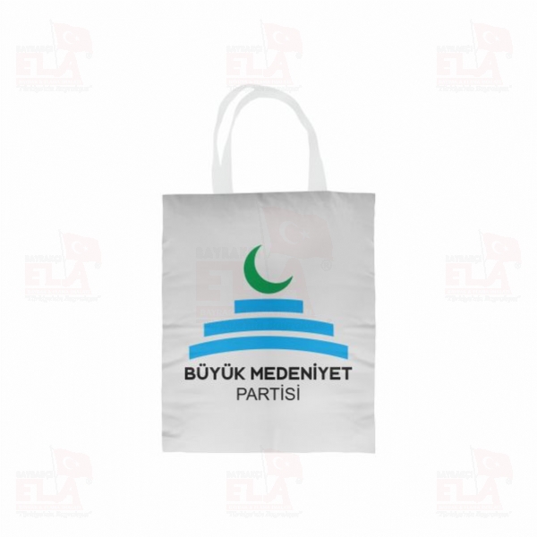 B�y�k Medeniyet Partisi Bez Torba B�y�k Medeniyet Partisi Bez �anta