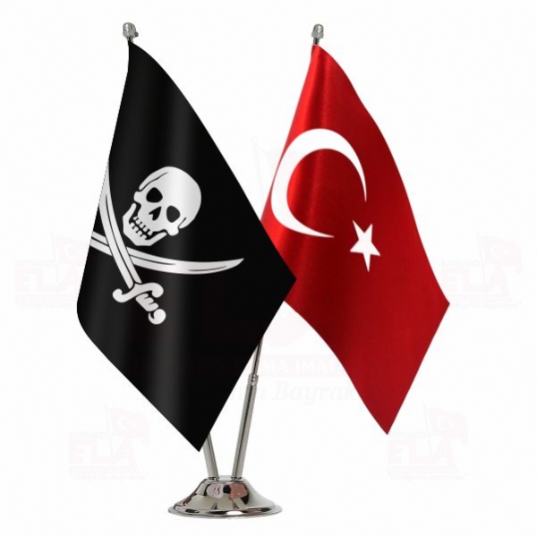 Calico Jack Jolly Roger 2 li Masa Bayra��