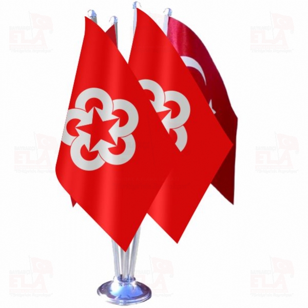 Comecon D�rtl� �zel Masa Bayra��