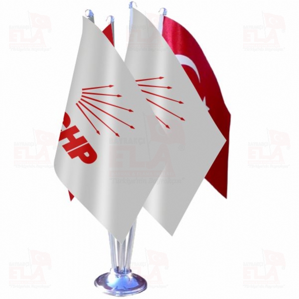 Cumhuriyet Halk Partisi D�rtl� �zel Masa Bayra��