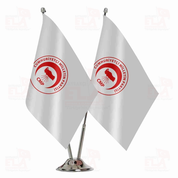 Cumhuriyet�i Milletin Partisi �kili Masa Bayra��