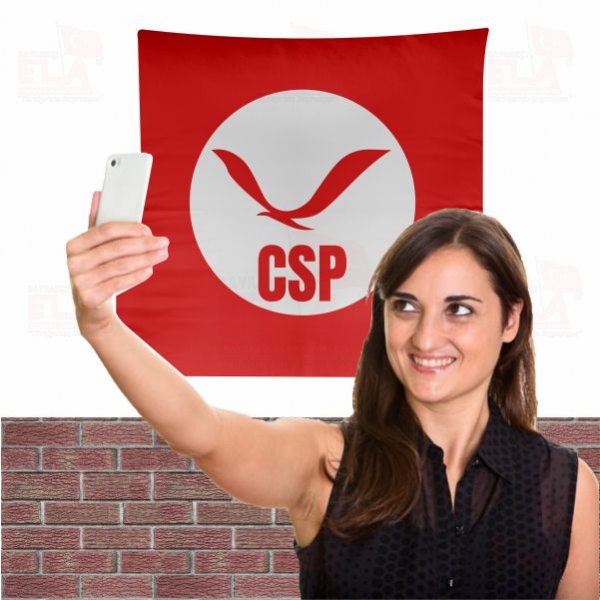 Cumhuriyet�i Sol Parti Bez Arka Plan Manzara