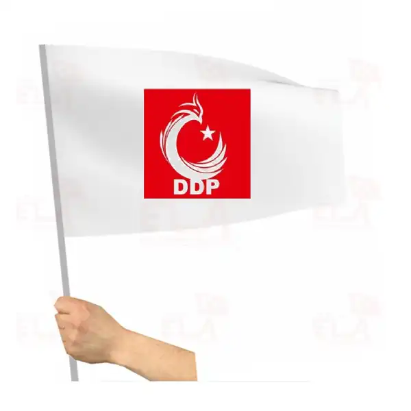 Deiim ve Demokrasi Partisi Sopal Bayrak ve Flamalar