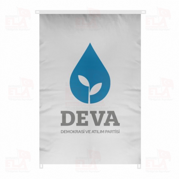 Demokrasi ve At�l�m Partisi Bina Boyu Bayraklar