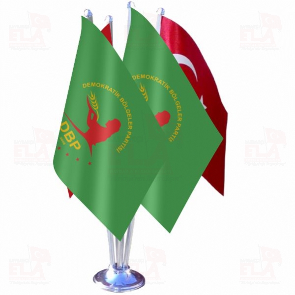 Demokratik B�lgeler Partisi D�rtl� �zel Masa Bayra��