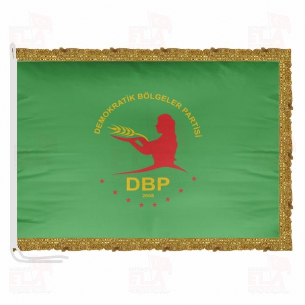 Demokratik B�lgeler Partisi Saten Makam Flamas�