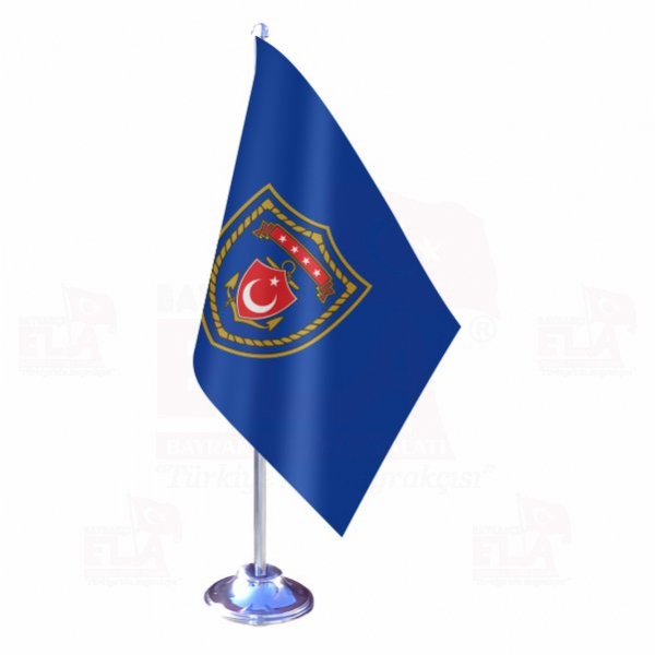 Deniz Kuvvetleri Komutanlığı Tekli Masa Bayrağı