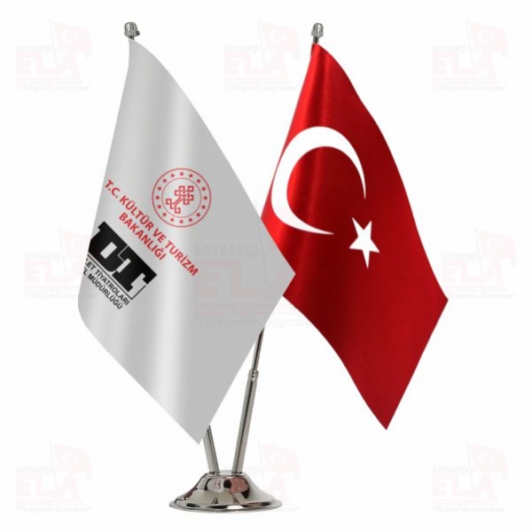 Devlet Tiyatrolar� 2 li Masa Bayra��