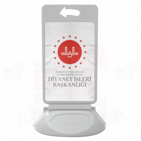 Diyanet ��leri Ba�kanl��� yaz�l� Beyaz Kaliteli Plastik Duba