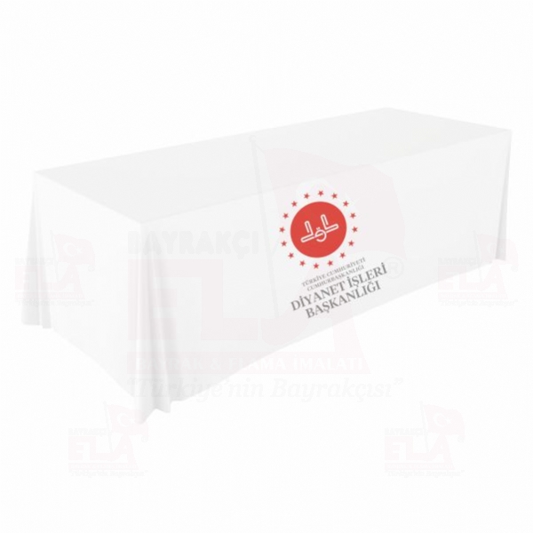 Diyanet ��leri Ba�kanl��� yaz�l� Beyaz Masa �rt�s�