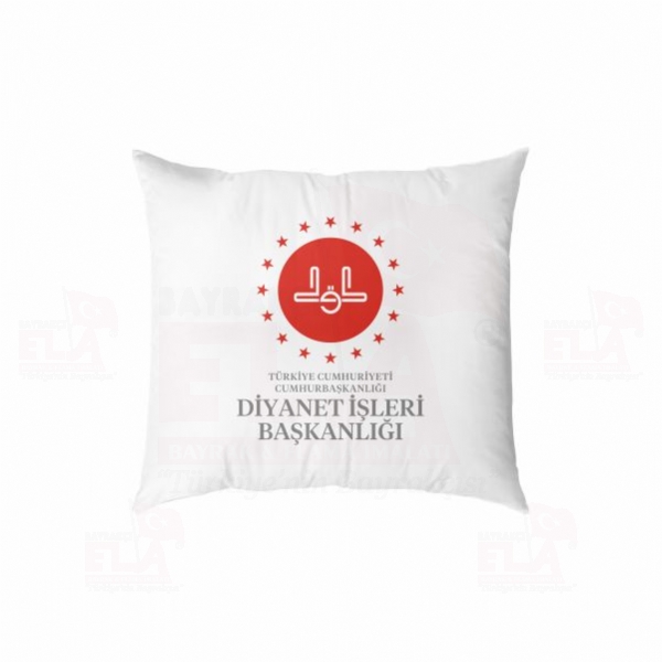 Diyanet ��leri Ba�kanl��� yaz�l� Beyaz Yast�k