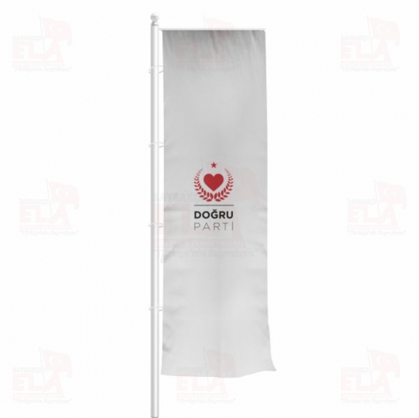 Do�ru Parti Yatay �ekilen Flamalar ve Bayraklar