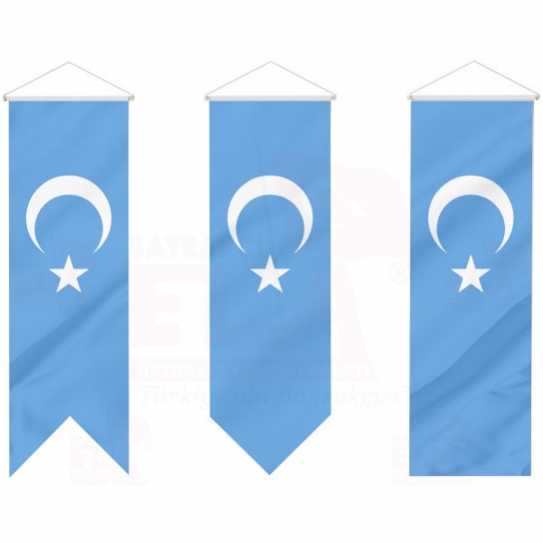 Doğu Türkistan Kırlangıç Flamalar Bayraklar