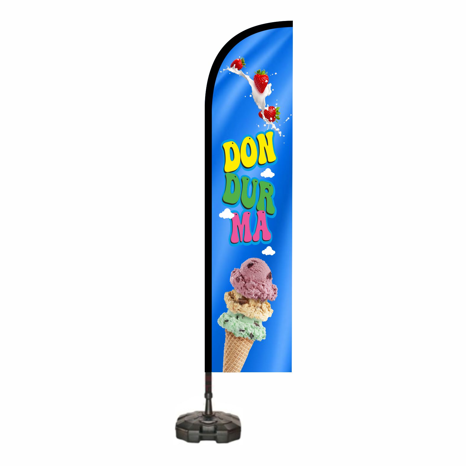 Dondurma D�kkan �n� Bayraklar�