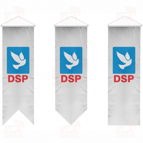 Dsp Demokratik Sol Parti K�rlang�� Flamalar Bayraklar