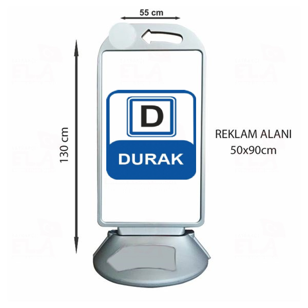 Durak Kaldrm Park Byk Boy Reklam Dubas