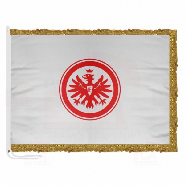 Eintracht Frankfurt Saten Makam Flaması